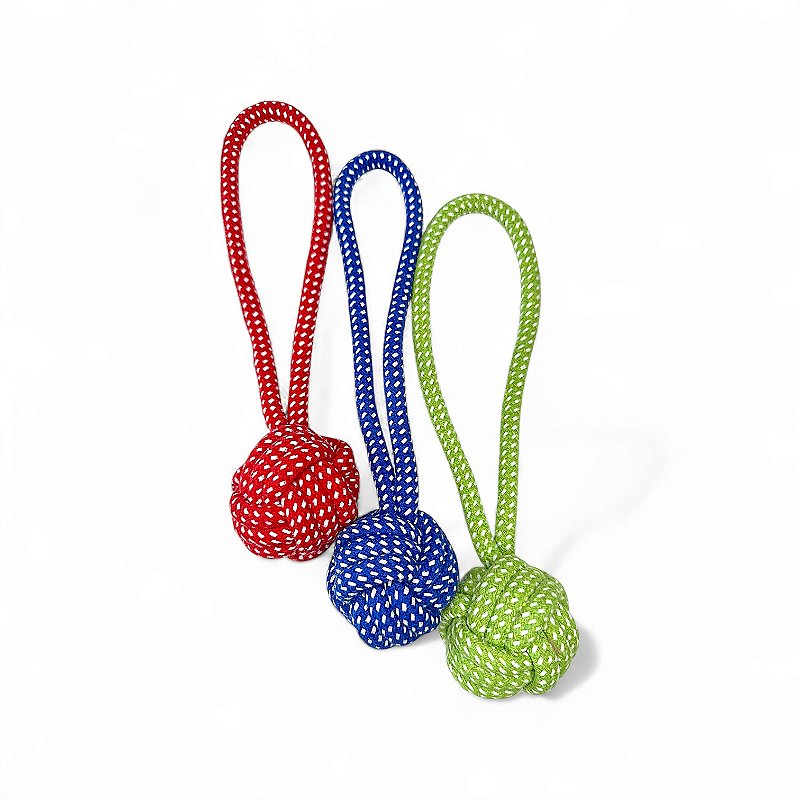 Brinquedo para cachorro com Mordedor Corda Puxa Puxa