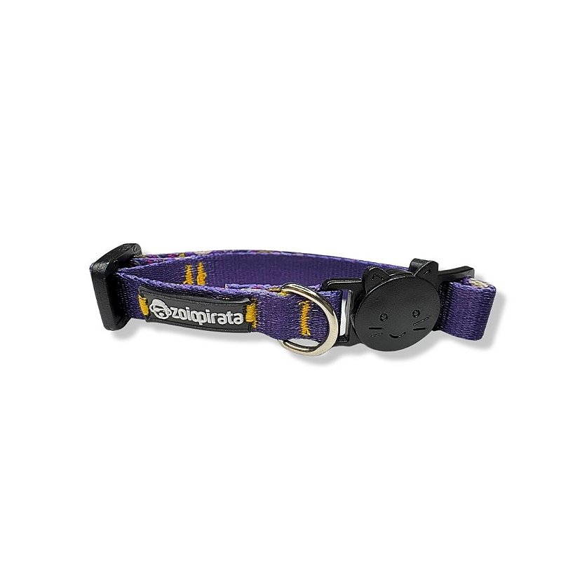 Coleira para Gatos Breakaway Anti-Enforcamento Roxo