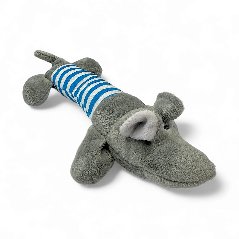 Brinquedo de Pelúcia Almofada Bichinho com Apito para Cachorro