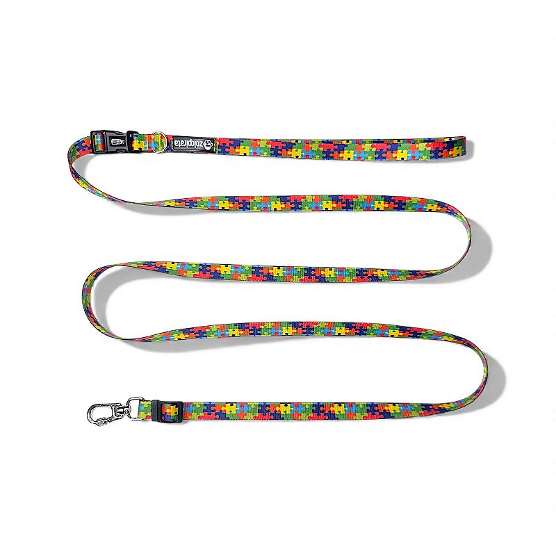 Guia Mãos Livres para cachorros Quebra-Cabeça Autismo Suporte Emocional