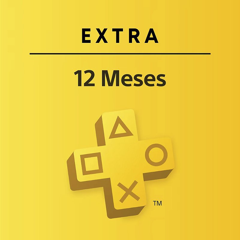 Cartão Psn Plus Extra 12 Meses Brasil Assinatura Gift Card - Desconto no  Preço