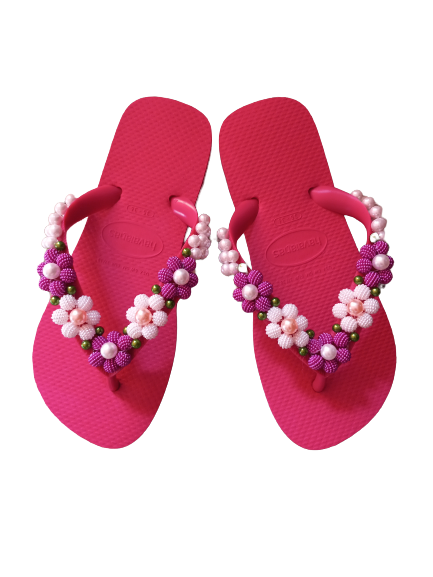 Chinelo Feminino Ver Chinelo Bordado Chinelos Bordados Havaianas
