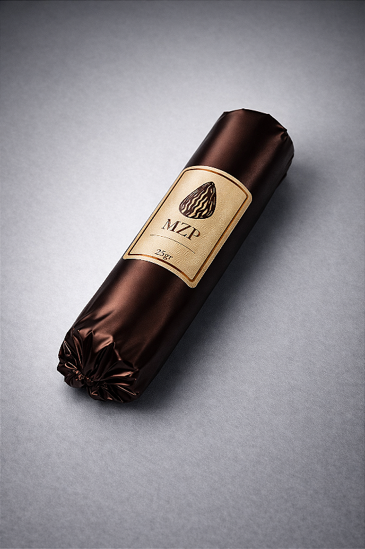 Musee du Chocolat ミニハット ROLINHO DE MARZIPAN CHOCOLATE MEIO AMARGO - 25G - Berna Vila