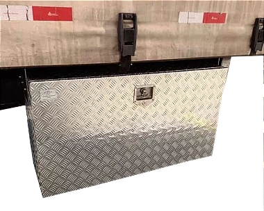 Caixa box para ferramentas em alumínio xadrez para caminhões e linha pesada