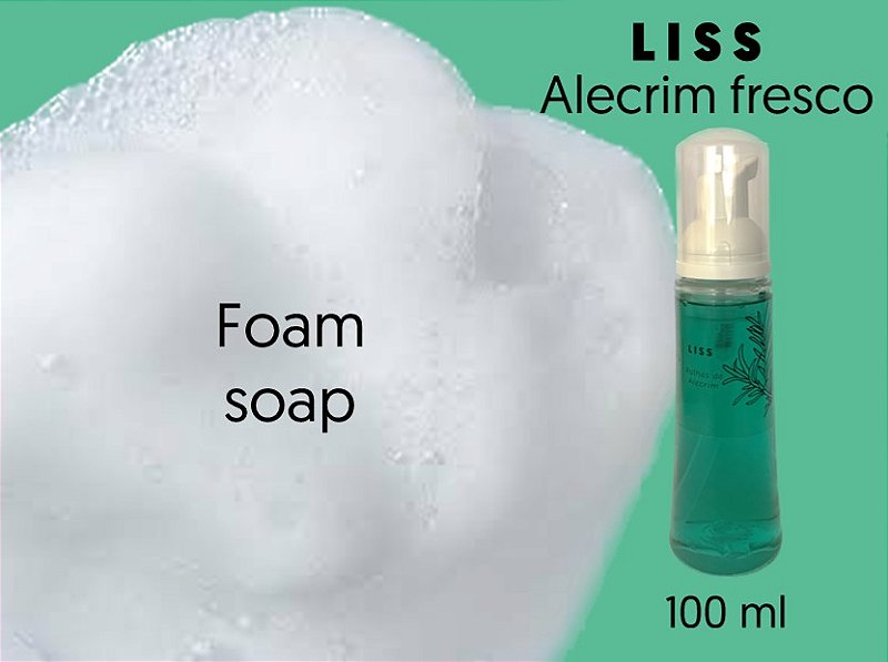 Foam soap (sabonete mousse) 100 ml - Liss