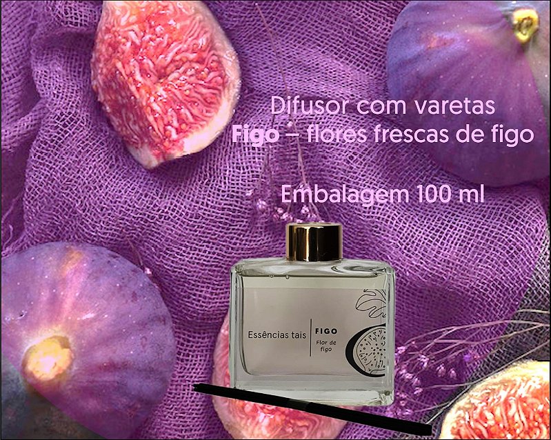 Difusor de aromas com varetas - Figo - 100 ml