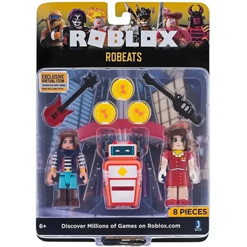 Conjunto de brinquedos boneco roblox criancas 24 pecas