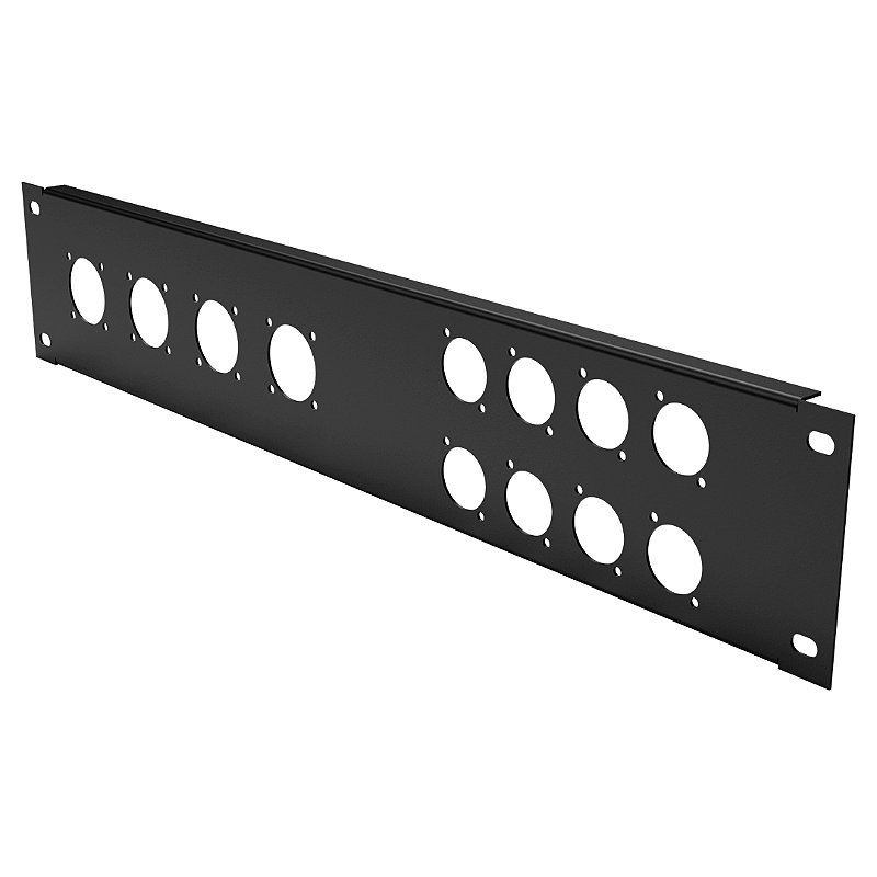 Xlr Switch Rack Wp 08 Xlr/04 Spk - Painel 2 U Rack Para 08 Xlr Universal - Tons ...