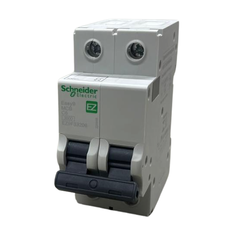 Disjuntor Easy9 2P 6A Curva C 3ka EZ9F33206 - Schneider - Lumina