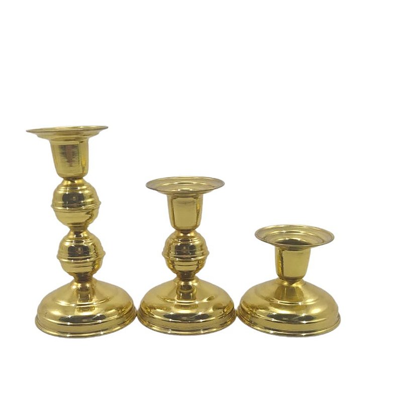 Castiçal Dourado / Trio - Metal Arte