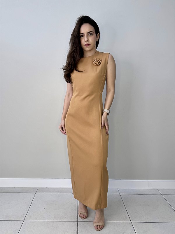 Vestido Super Midi Alfaitaria