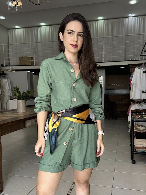 Conjunto Camisa e Shorts Lua