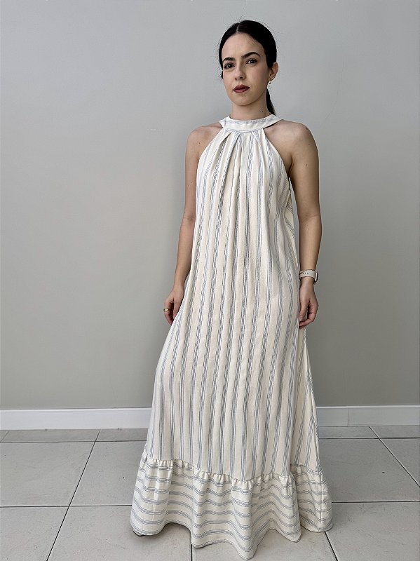 Vestido Longo Algodão