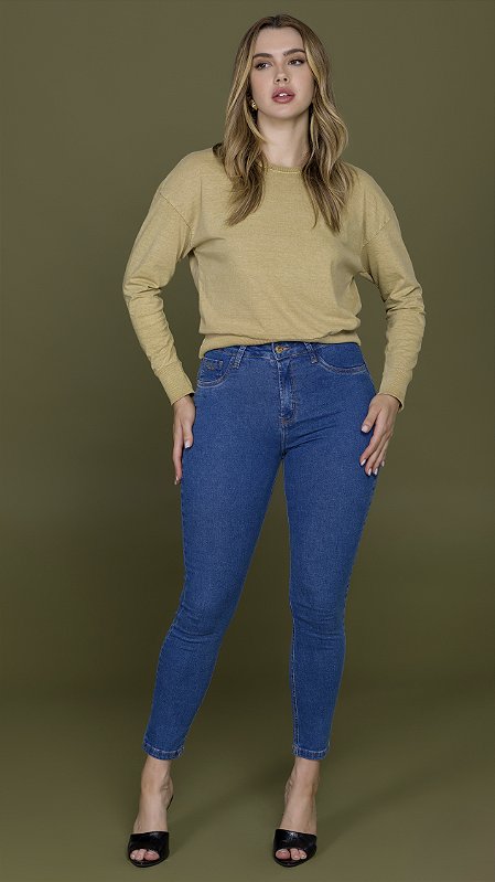 Calça Jeans Skinny Trich