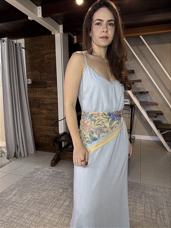 Vestido Longo Jeans Trich