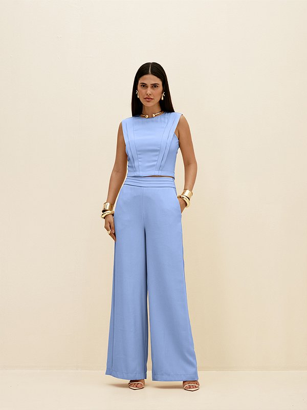 Blusa Cropped com Detalhes