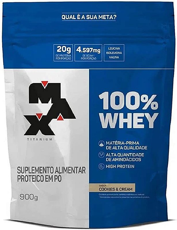 Whey 100% Protein Dr. Peanut Pote 900g - Max Titanium