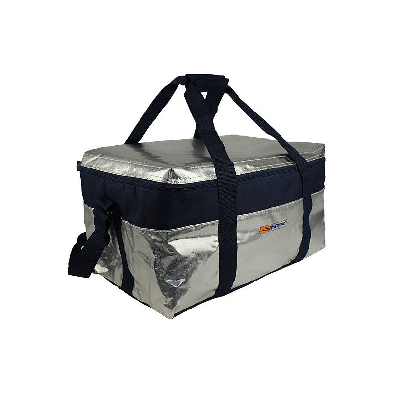 Borsa Termica Isolata Sonik SK-Tek Per Pesca Alla Carpa - Per Esche Boilies, Verde, 38x28x28 Cm
