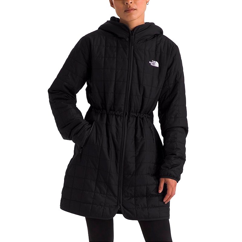 WOMEN’S WARM 3D LOGO LINE PARKA ブラックサイズM Parka Feminina Junction Insulated Preta - The North Face