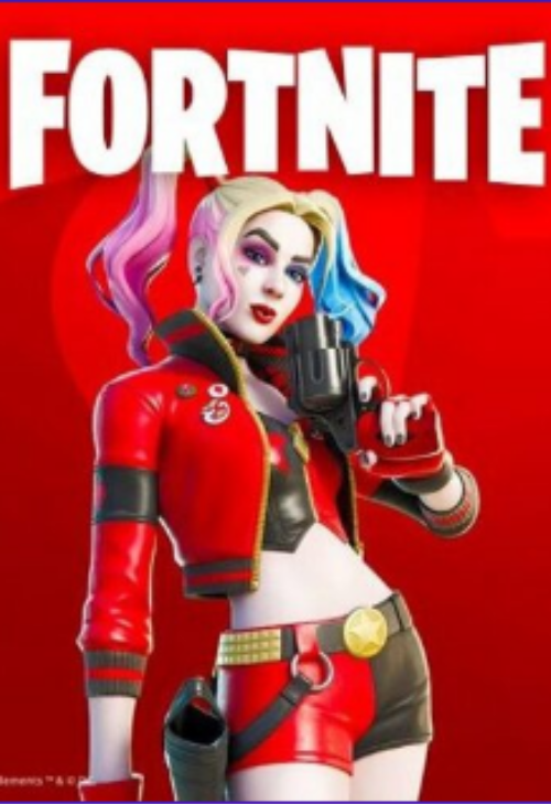 Fortnite Skin Alequina Renascida Rebirth Harley Quinn - Xbr