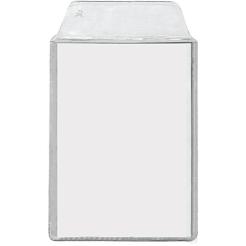 Porta documento p/rg c/aba cristal 7x10,5cm. - acp (pct/100