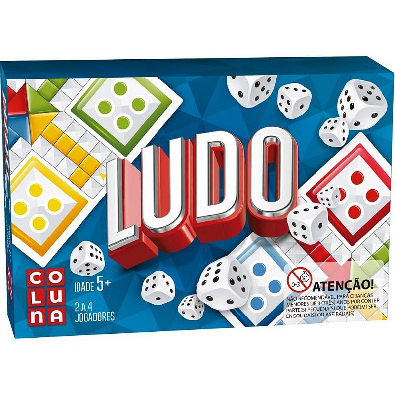 Jogo de tabuleiro ludo - Coluna (unidade) - Papelaria Toledo