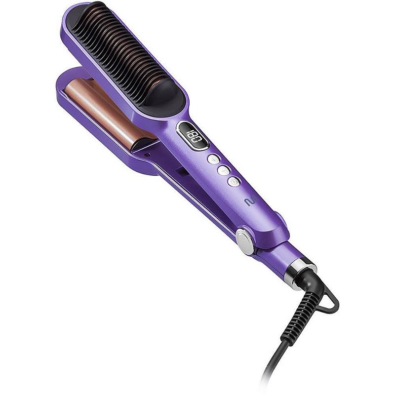 Escova de cabelo alisadora 2 em 1 liso e ondas bivolt 75w - multi (uni ...