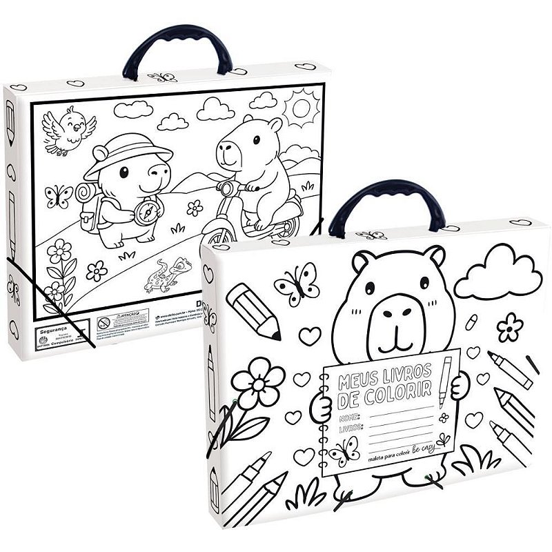 Maleta plastica com alca capivara a4 be cappy ii p/colo - dello (unida ...