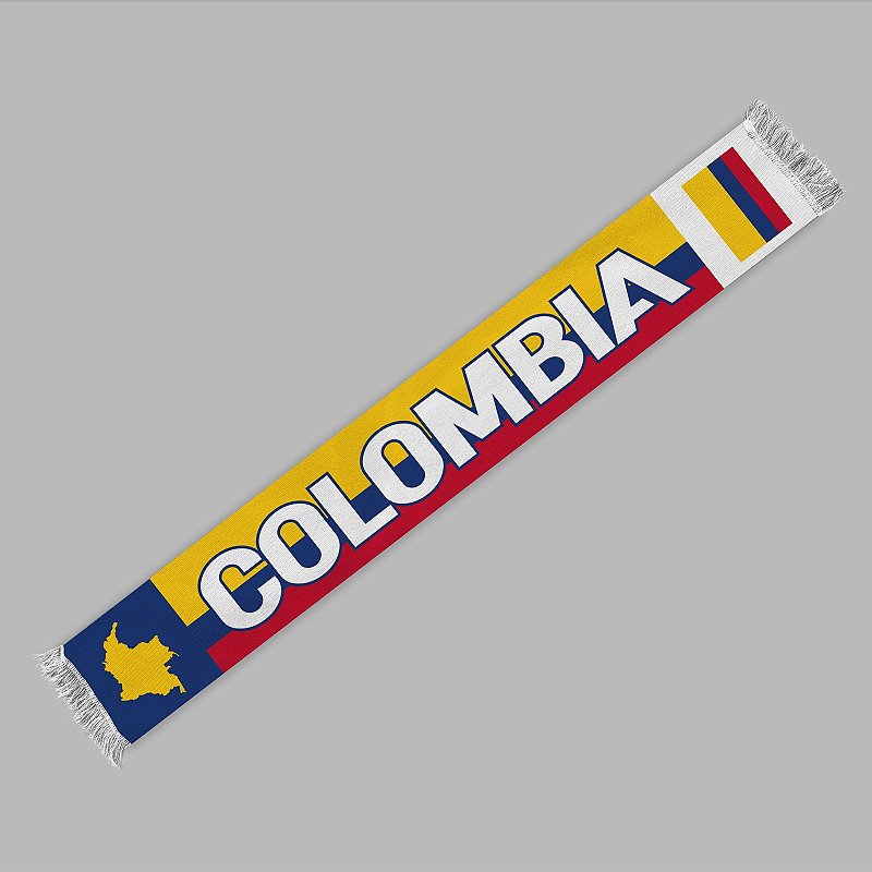 Cachecol Colombia - Cachegol | Cachecóis, Bandeiras e Flâmulas ...