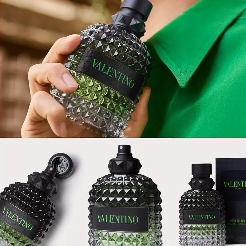 Perfume Valentino Uomo Born in Roma Green Stravaganza: Viva a