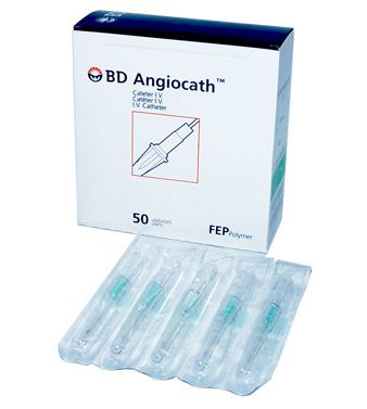 Cateter Periférico Angiocath 24G X 0,75