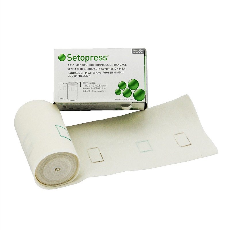 Bandagem de Alta Compressão Setopress 10cm x 3,5mt Molnlycke