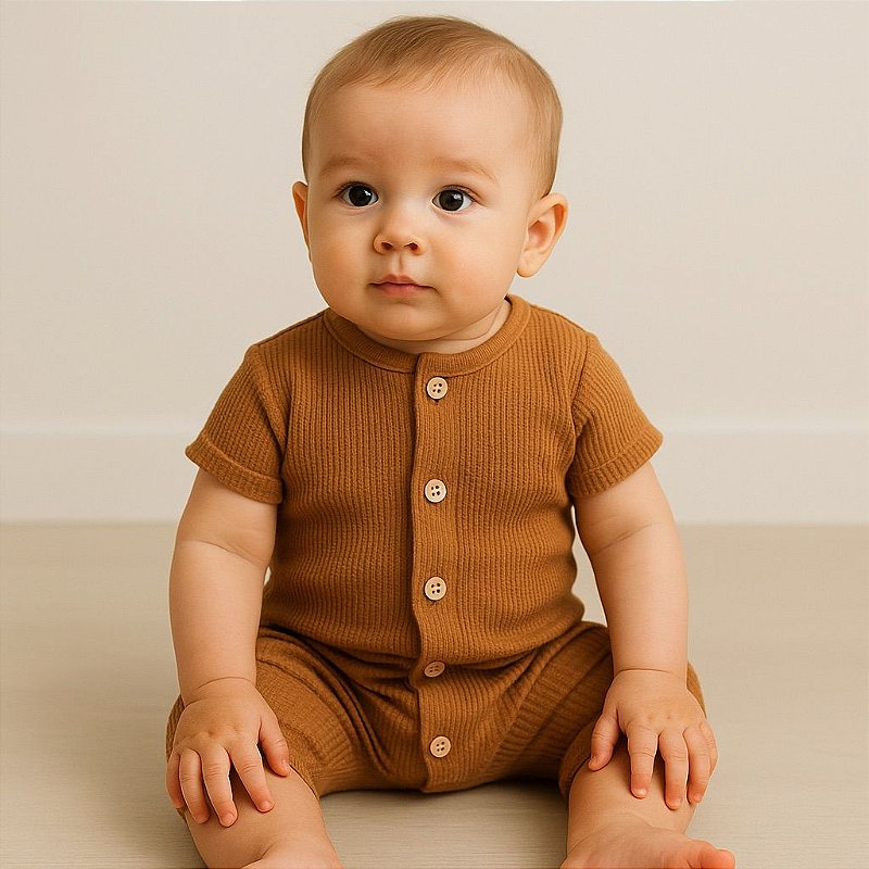 Macacão Theo Caramelo