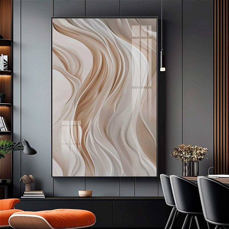 Quadro Decorativo Leves Drapeados ao Vento