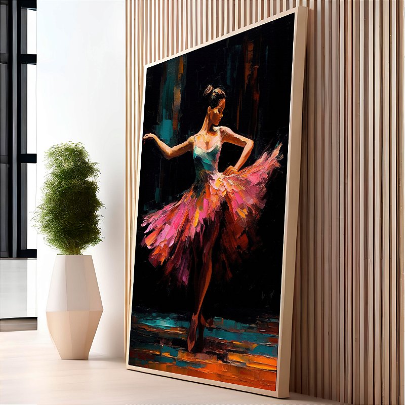 Quadro Canvas Arte A Bailarina