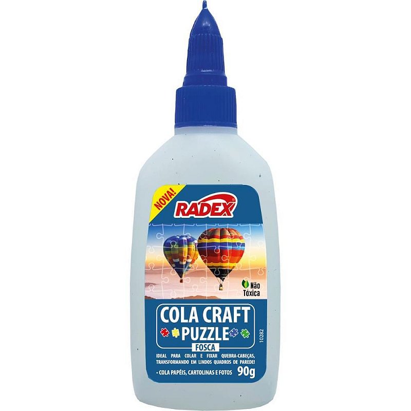 QUEBRA-CABEÇA Acessórios Cola CRAFT Puzzle Fosco 90G PCT com 06 - TK ...