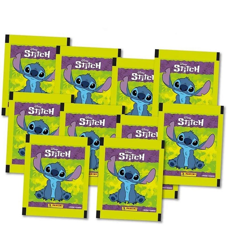Figurinhas Stitch Envelope c/5 Pacote c/20 - Coleção Exclusiva Panini ...
