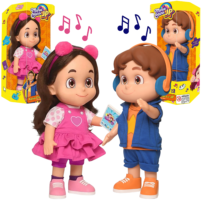 Kit Bonecos Maria Clara e JP - Falam 14 Frases, Articulados | JoyToys ...