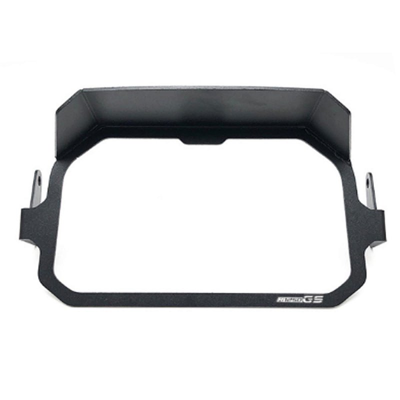 Protection Antivol Et Pare-soleil Pour écran TFT BMW R1200/1250 GS - En Aluminium Noir - Compatible Modèles 2017-2023