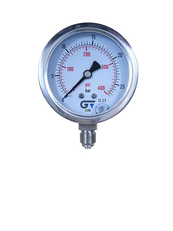 Manómetro Con Glicerina 4" ( 100 Mm ) FULL-INOX - Foto 8