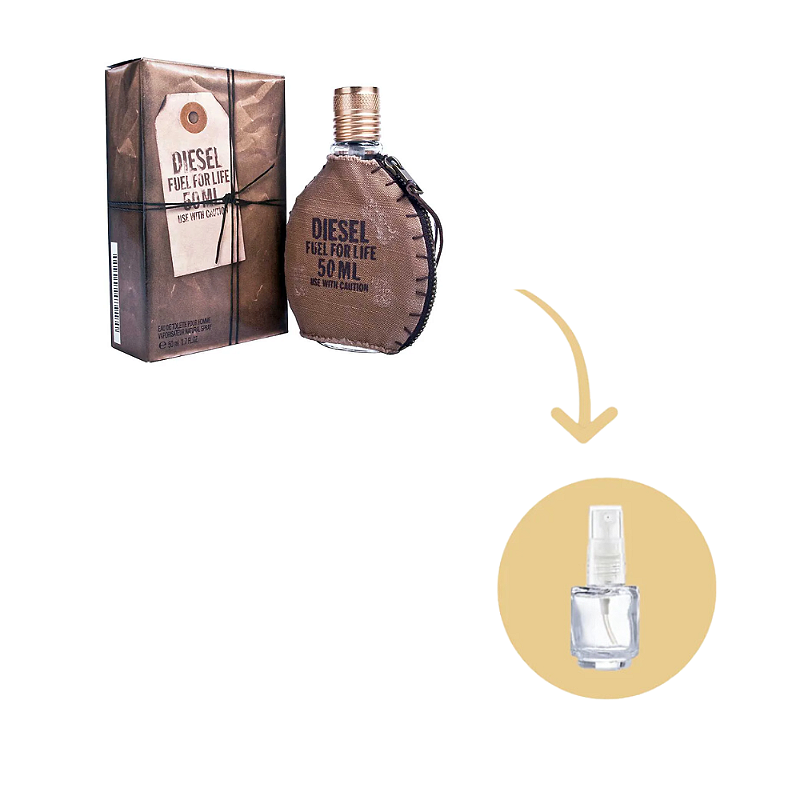 Fracionado Diesel Fuel for Life Homme - Perfume Masculino - Naudia