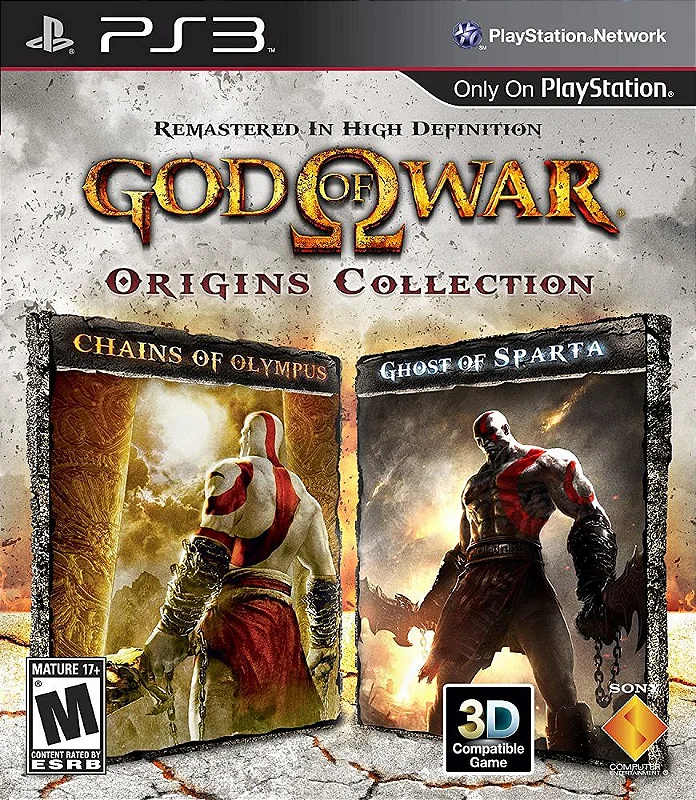 GOD OF WAR COLLECTION ORIGINS (CLÁSSICO PSP) MÍDIA DIGITAL PS3