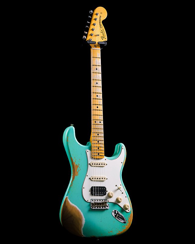 ギター Fender Custom Shop 2019 Stratocaster Guitarra Fender Custom Shop '69 Stratocaster HSS Heavy Relic - The