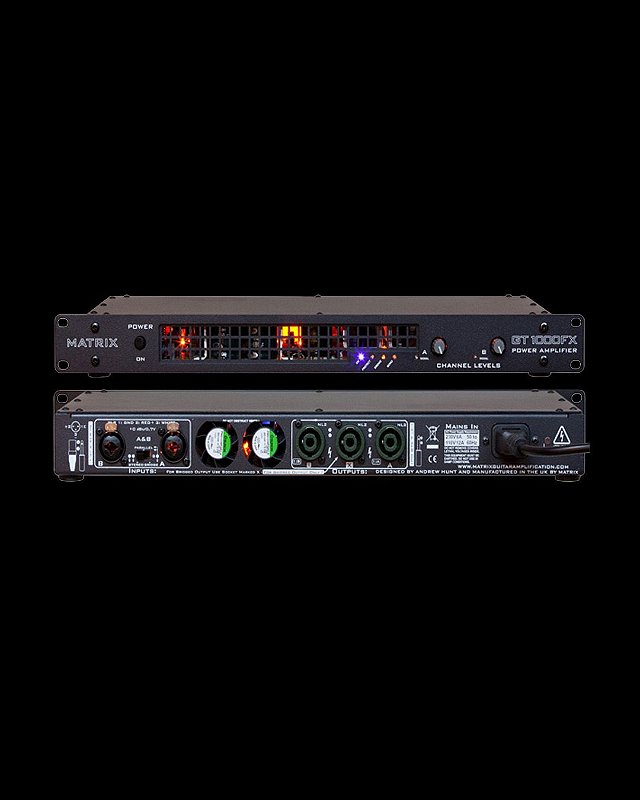 MATRIX GT1000FX 1U パワーアンプ Matrix Elements GT1000FX - The Tone Boutique