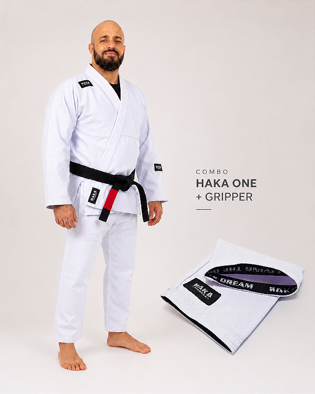 COMBO - Kimono Jiu Jitsu Haka ONE + Gripper Haka