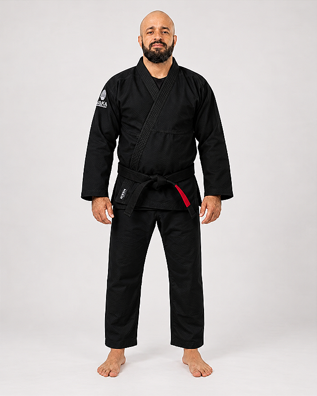 Kimono Jiu Jitsu Haka - Preto - Ideal para iniciantes - Adulto - Unissex
