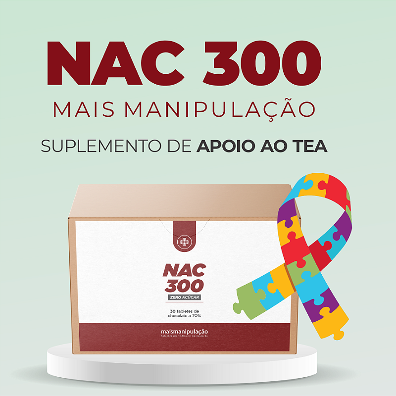NAC 300 SUPLEMENTO 30 TABLETES - Mais Manipulação Farmacia