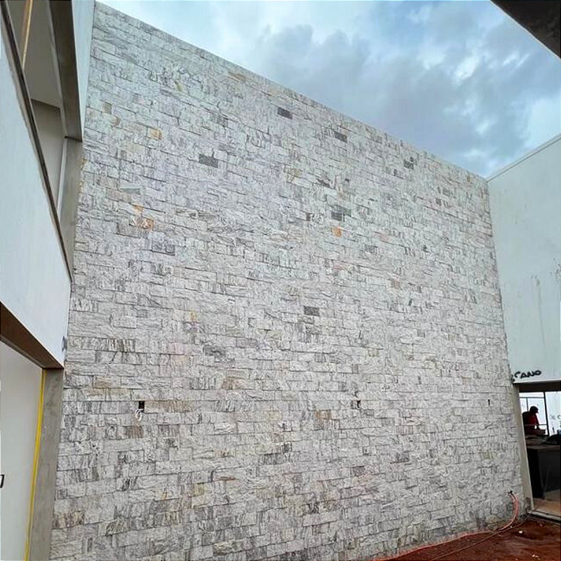 Pedra Miracema Branca Amarrado com 0,5m²
