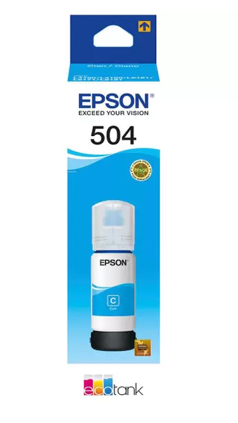 refil de tinta epson 504, epson 504, refil de tinta azul