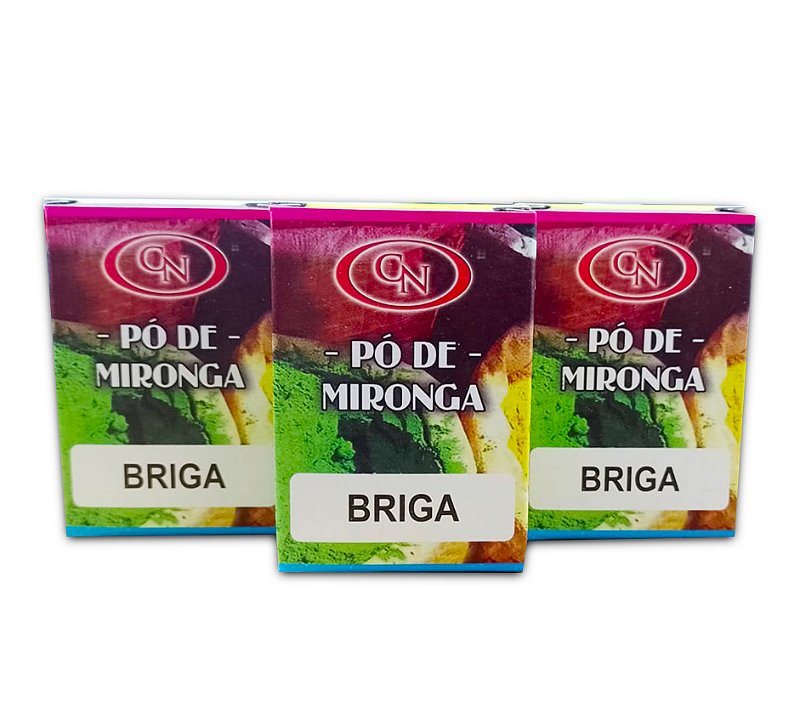 Mironga Kit Revenda Pó de Mironga Briga Completo 3 Unidades - Flash Mystic